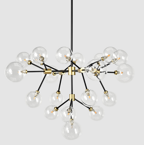 Adeline Organic Form Multi Globe Chandelier