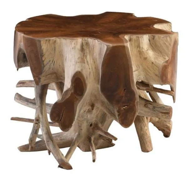 Cristina Organic Teak Root End Table