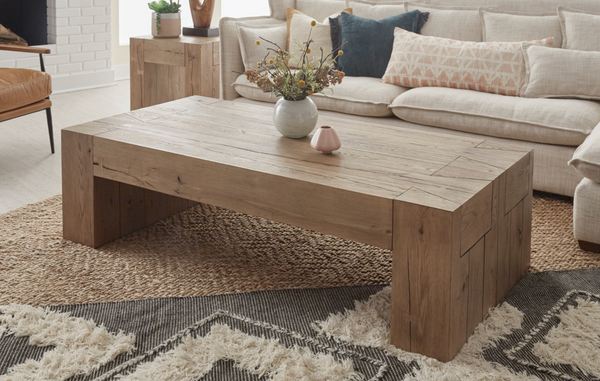 Byron Reclaimed Oak 60" Coffee Table