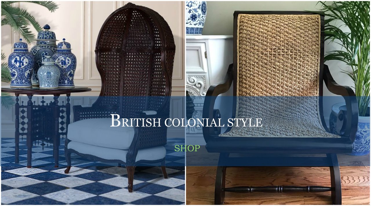 British Colonial, Safari, West Indies Inspired Decor